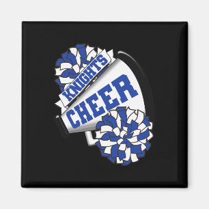 Knights Cheer Ck To School Cheerleading Spirit B Magnet