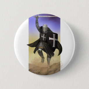 Knights Hospitaller 6 Cm Round Badge