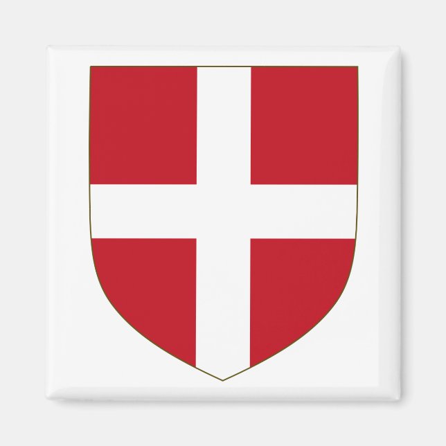 Knights Hospitaller Coat of Arms Magnet (Front)