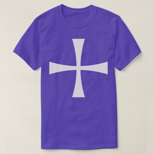 Knights Hospitaller Cross Knights of Malta T-Shirt (Design Front)