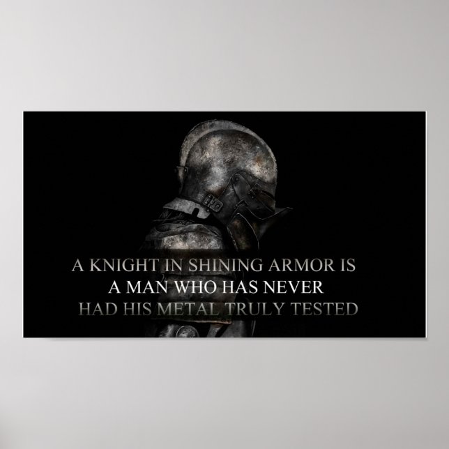 Knights In Armour Poster (Front)