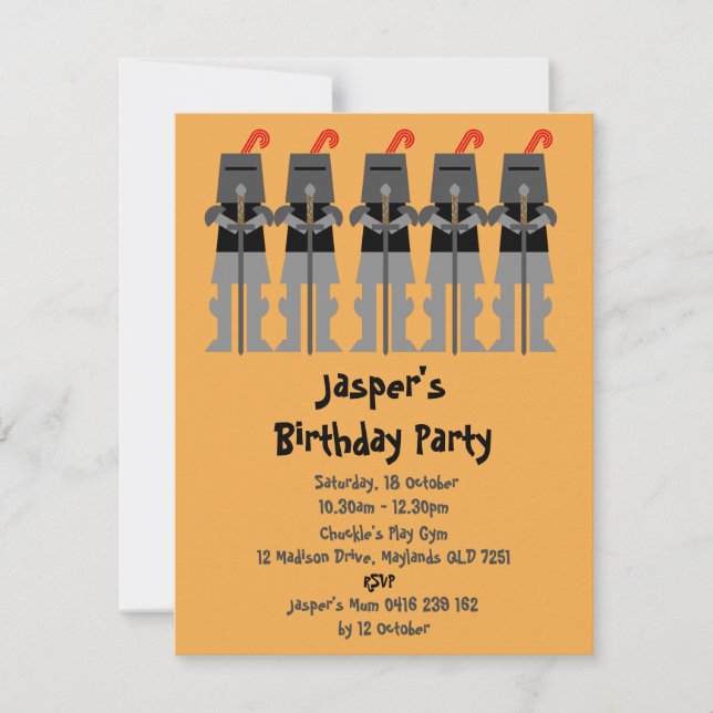 Knights Invitation (Front)