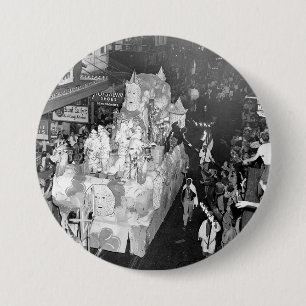 Knights of Babylon New Orleans Mardigras 1955 7.5 Cm Round Badge