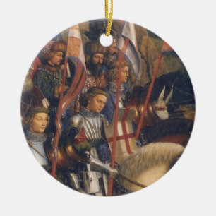 Knights of Christ (Ghent Altarpiece), Jan van Eyck Ceramic Ornament