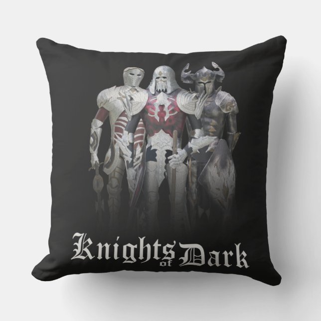 Knights of Dark Outdoor Cushion (Front)