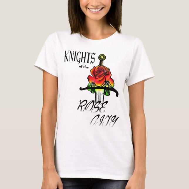 Knights of the Rose City Women's T-Shirt (Front)
