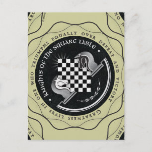 Knights of the Round Table- Greatness quote Postcard
