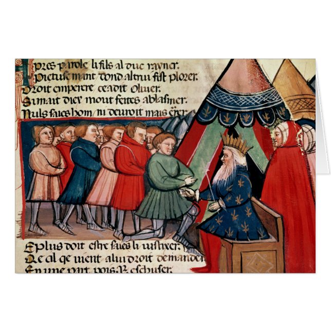 Knights pledging their allegiance (Front Horizontal)