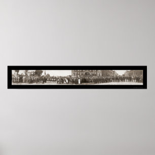 Knights Pythias Group Photo 1916 Poster