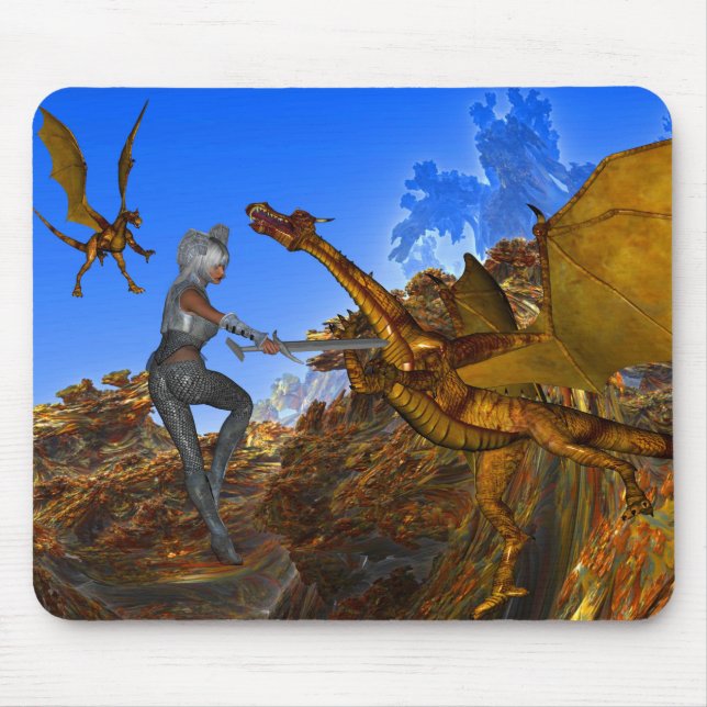 Knights Quest Mouse Pad (Front)