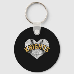 Knights Sell Softll Shirt High School Team Mascot Key Ring