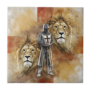 Knights Templar 001 Ceramic Tile