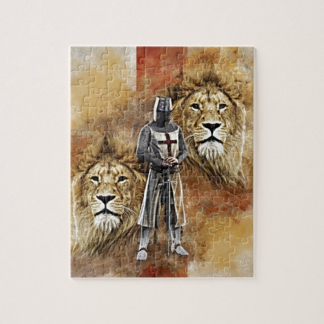 Knights Templar 001 Jigsaw Puzzle (Vertical)