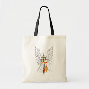 Knights Templar Angel Tote Bag