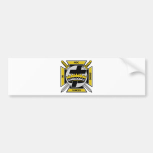 Knights Templar Bumper Sticker