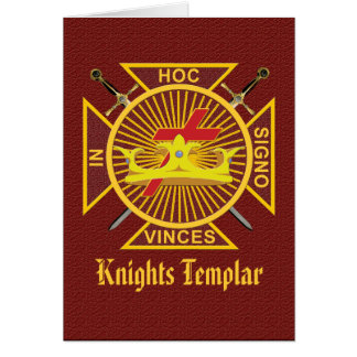 Knights Templar Card