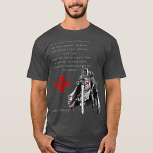 Knights Templar Christian Religious Oath Tshirt