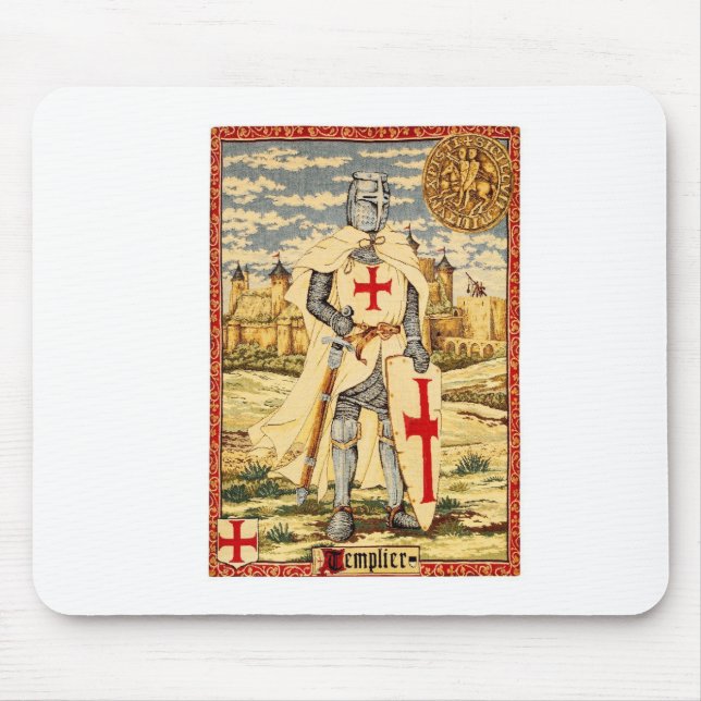 KNIGHTS TEMPLAR CLASSIC MOUSE PAD (Front)