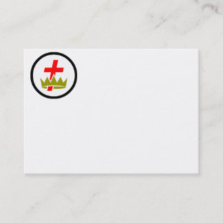 Knights Templar Commandery Business Card