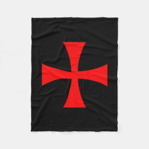 Knights Templar Cross Catholic Christian Order The Fleece Blanket