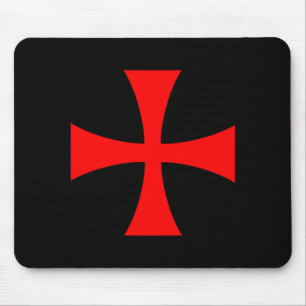 Knights Templar Cross Catholic Christian Order The Mouse Pad