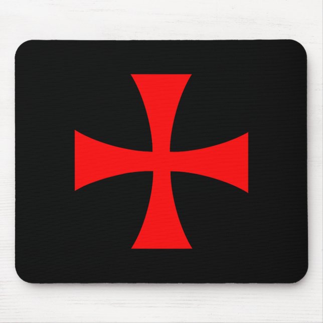 Knights Templar Cross Catholic Christian Order The Mouse Pad (Front)