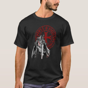 Knights Templar Cross Christian Soldiers 4 T-Shirt
