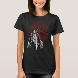 Knights Templar  Cross Christian Soldiers  6 T-Shirt