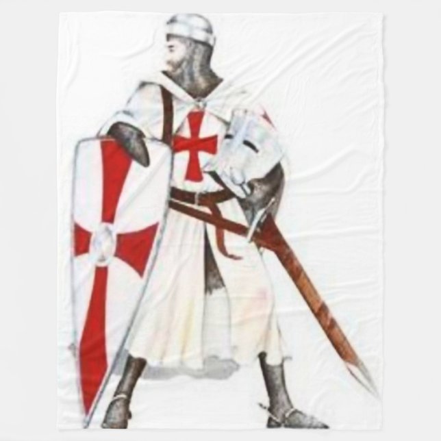 KNIGHTS TEMPLAR FLEECE BLANKET (Front)