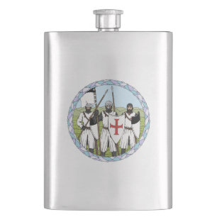 Knights Templar Hip Flask