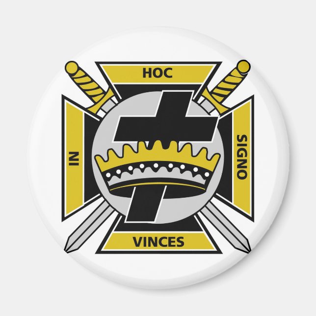 Knights Templar Magnet (Front)