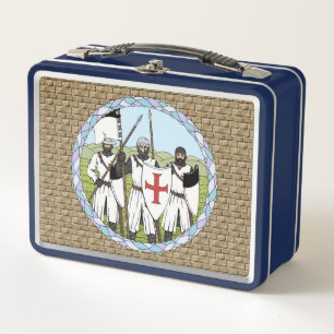 Knights Templar Metal Lunch Box