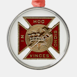 KNIGHTS TEMPLAR METAL ORNAMENT