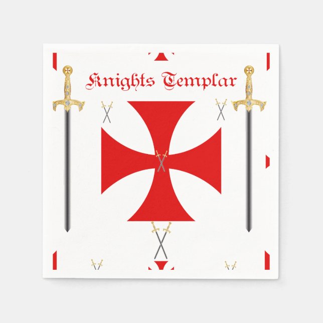 Knights Templar Napkin (Front)