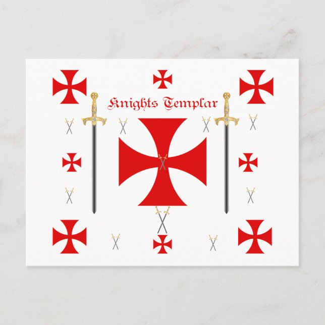 Knights Templar Postcard (Front)
