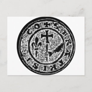 Knights Templar Seal #2 Postcard