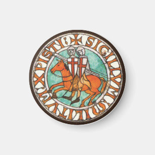 Knights Templar Seal Magnet