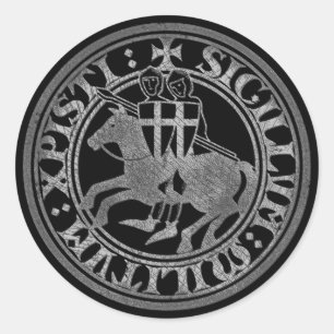 Knights Templar Seal Two Knights Horse Medallion
