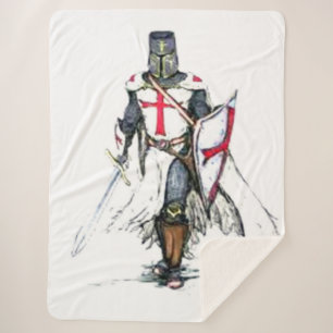 Knights Templar Sherpa Blanket