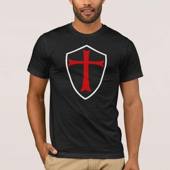 KNIGHTS TEMPLAR SHIELD T-Shirt (Front)