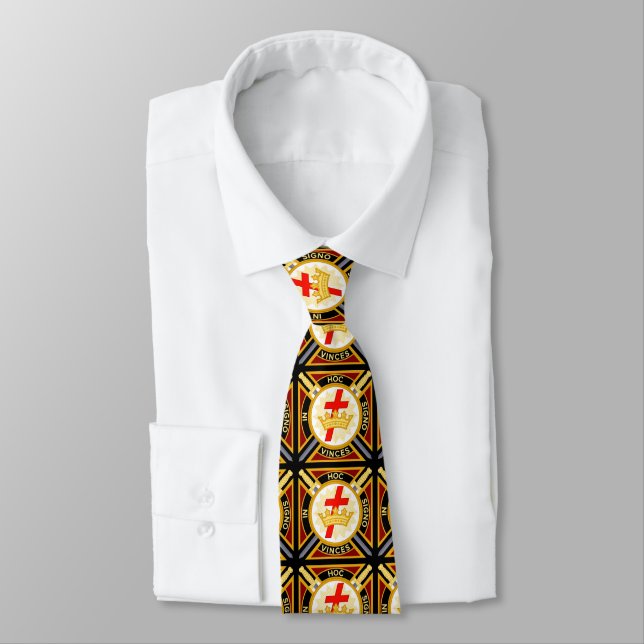 Knights Templar Tie (Tied)