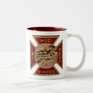 KNIGHTS TEMPLAR Two-Tone COFFEE MUG