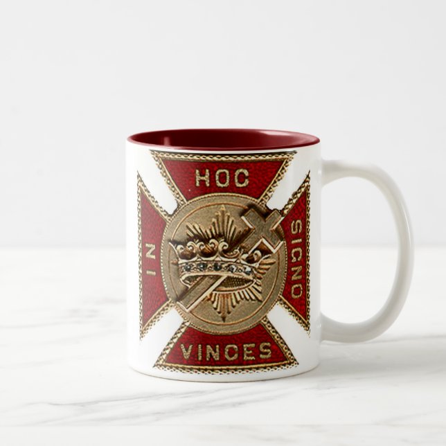 KNIGHTS TEMPLAR Two-Tone COFFEE MUG (Right)