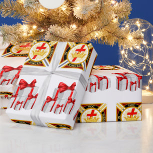Knights Templar Wrapping Paper