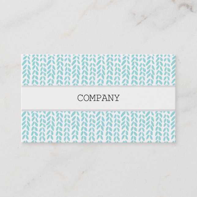 KNIT BUSINESS CARD (Front)