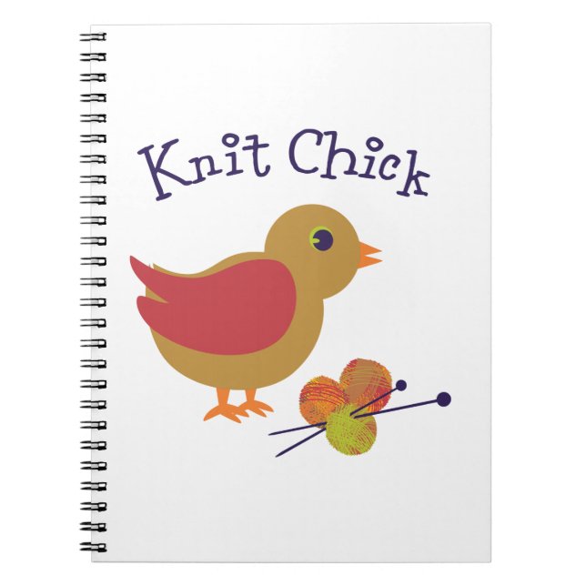 Knit Chick Notebook (Front)