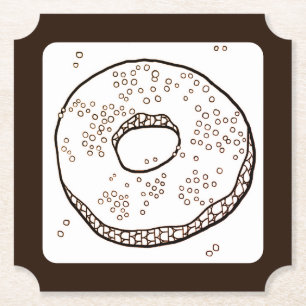 KNIT DONUT Ticket Paper Coasters