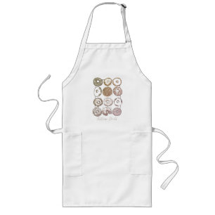 KNIT DOZEN DONUTS Long Apron