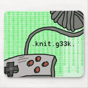 .knit.g33k. mousepad