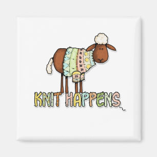 knit happens magnet